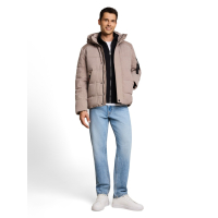 Tom Tailor Puffer Jacket Driftwood Taupe